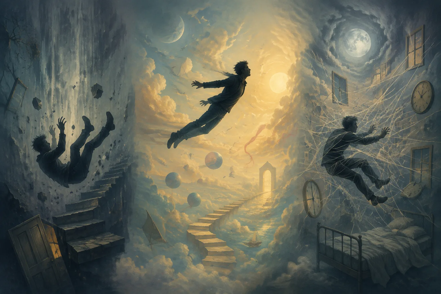 Falling, Flying, and Being Stuck: The Psychology of Control in Dreams